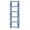 SCHULTE Steckregal, Fachbodenregale Stecksystem, Grundregal, einseitig nutzbar, H2750xB750xT300 mm, 6 Fachb&ouml;den, Fachlast 250 kg, RAL 5010 enzianblau / verzinkt