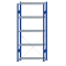 SCHULTE Steckregal, Fachbodenregale Stecksystem, Grundregal, einseitig nutzbar, H2300xB1000xT300 mm, 5 Fachb&ouml;den, Fachlast 150 kg, RAL 5010 enzianblau / verzinkt