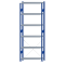 SCHULTE Steckregal, Fachbodenregale Stecksystem, Grundregal, einseitig nutzbar, H2750xB1000xT300 mm, 6 Fachb&ouml;den, Fachlast 150 kg, RAL 5010 enzianblau / verzinkt