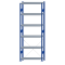 SCHULTE Steckregal, Fachbodenregale Stecksystem, Grundregal, einseitig nutzbar, H2750xB1000xT300 mm, 6 Fachb&ouml;den, Fachlast 250 kg, RAL 5010 enzianblau / verzinkt