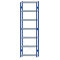 SCHULTE Steckregal, Fachbodenregale Stecksystem, Grundregal, einseitig nutzbar, H3500xB1000xT300 mm, 7 Fachb&ouml;den, Fachlast 330 kg, RAL 5010 enzianblau / verzinkt