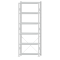 SCHULTE Steckregal, Fachbodenregale Stecksystem, Grundregal, einseitig nutzbar, H2750xB1000xT300 mm, 6 Fachb&ouml;den, Fachlast 250 kg, RAL 7035 lichtgrau