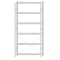 SCHULTE Steckregal, Fachbodenregale Stecksystem, Grundregal, einseitig nutzbar, H2750xB1300xT300 mm, 6 Fachb&ouml;den, Fachlast 150 kg, RAL 7035 lichtgrau