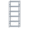 SCHULTE Steckregal, Fachbodenregale Stecksystem, Grundregal, einseitig nutzbar, H2750xB1000xT400 mm, 6 Fachb&ouml;den, Fachlast 250 kg, sendzimirverzinkt