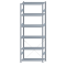 SCHULTE Steckregal, Fachbodenregale Stecksystem, Grundregal, einseitig nutzbar, H2750xB1000xT400 mm, 6 Fachb&ouml;den, Fachlast 330 kg, sendzimirverzinkt