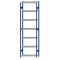SCHULTE Steckregal, Fachbodenregale Stecksystem, Grundregal, einseitig nutzbar, H3500xB1000xT400 mm, 7 Fachböden, Fachlast 85 kg, RAL 5010 enzianblau / verzinkt