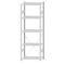 SCHULTE Steckregal, Fachbodenregale Stecksystem, Grundregal, einseitig nutzbar, H2300xB750xT400 mm, 5 Fachb&ouml;den, Fachlast 150 kg, RAL 7035 lichtgrau