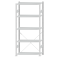 SCHULTE Steckregal, Fachbodenregale Stecksystem, Grundregal, einseitig nutzbar, H2300xB1000xT400 mm, 5 Fachb&ouml;den, Fachlast 85 kg, RAL 7035 lichtgrau