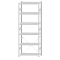 SCHULTE Steckregal, Fachbodenregale Stecksystem, Grundregal, einseitig nutzbar, H2750xB1000xT400 mm, 6 Fachb&ouml;den, Fachlast 250 kg, RAL 7035 lichtgrau