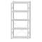 SCHULTE Steckregal, Fachbodenregale Stecksystem, Grundregal, einseitig nutzbar, H2300xB1000xT400 mm, 5 Fachb&ouml;den, Fachlast 330 kg, RAL 7035 lichtgrau