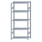 SCHULTE Steckregal, Fachbodenregale Stecksystem, Grundregal, einseitig nutzbar, H2300xB1000xT500 mm, 5 Fachb&ouml;den, Fachlast 150 kg, sendzimirverzinkt