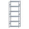 SCHULTE Steckregal, Fachbodenregale Stecksystem, Grundregal, einseitig nutzbar, H2750xB1000xT500 mm, 6 Fachb&ouml;den, Fachlast 150 kg, sendzimirverzinkt