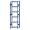 SCHULTE Steckregal, Fachbodenregale Stecksystem, Grundregal, einseitig nutzbar, H2750xB750xT500 mm, 6 Fachb&ouml;den, Fachlast 150 kg, RAL 5010 enzianblau / verzinkt