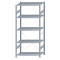 SCHULTE Steckregal, Fachbodenregale Stecksystem, Grundregal, einseitig nutzbar, H2300xB1000xT600 mm, 5 Fachb&ouml;den, Fachlast 85 kg, sendzimirverzinkt