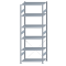SCHULTE Steckregal, Fachbodenregale Stecksystem, Grundregal, einseitig nutzbar, H2750xB1000xT600 mm, 6 Fachb&ouml;den, Fachlast 150 kg, sendzimirverzinkt