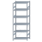 SCHULTE Steckregal, Fachbodenregale Stecksystem, Grundregal, einseitig nutzbar, H2750xB1000xT600 mm, 6 Fachb&ouml;den, Fachlast 330 kg, sendzimirverzinkt