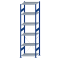 SCHULTE Steckregal, Fachbodenregale Stecksystem, Grundregal, einseitig nutzbar, H2750xB750xT600 mm, 6 Fachb&ouml;den, Fachlast 150 kg, RAL 5010 enzianblau / verzinkt
