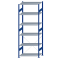 SCHULTE Steckregal, Fachbodenregale Stecksystem, Grundregal, einseitig nutzbar, H2750xB1000xT600 mm, 6 Fachb&ouml;den, Fachlast 150 kg, RAL 5010 enzianblau / verzinkt