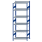 SCHULTE Steckregal, Fachbodenregale Stecksystem, Grundregal, einseitig nutzbar, H2750xB1000xT600 mm, 6 Fachb&ouml;den, Fachlast 250 kg, RAL 5010 enzianblau / verzinkt