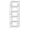 SCHULTE Steckregal, Fachbodenregale Stecksystem, Grundregal, einseitig nutzbar, H2750xB750xT600 mm, 6 Fachb&ouml;den, Fachlast 250 kg, RAL 7035 lichtgrau