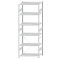 SCHULTE Steckregal, Fachbodenregale Stecksystem, Grundregal, einseitig nutzbar, H2750xB1000xT600 mm, 6 Fachb&ouml;den, Fachlast 85 kg, RAL 7035 lichtgrau