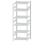 SCHULTE Steckregal, Fachbodenregale Stecksystem, Grundregal, einseitig nutzbar, H2750xB1000xT800 mm, 6 Fachb&ouml;den, Fachlast 150 kg, RAL 7035 lichtgrau