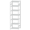 SCHULTE Steckregal, Fachbodenregale Stecksystem, Grundregal, einseitig nutzbar, H3500xB1000xT800 mm, 7 Fachb&ouml;den, Fachlast 150 kg, RAL 7035 lichtgrau