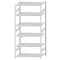 SCHULTE Steckregal, Fachbodenregale Stecksystem, Grundregal, einseitig nutzbar, H2750xB1300xT800 mm, 6 Fachb&ouml;den, Fachlast 150 kg, RAL 7035 lichtgrau