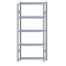 SCHULTE Steckregal, Fachbodenregale Stecksystem, Grundregal, beidseitig nutzbar, H2300xB1000xT300 mm, 5 Fachb&ouml;den, Fachlast 150 kg, sendzimirverzinkt