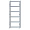 SCHULTE Steckregal, Fachbodenregale Stecksystem, Grundregal, beidseitig nutzbar, H2750xB1000xT300 mm, 6 Fachb&ouml;den, Fachlast 150 kg, sendzimirverzinkt