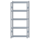 SCHULTE Steckregal, Fachbodenregale Stecksystem, Grundregal, beidseitig nutzbar, H2300xB1000xT300 mm, 5 Fachb&ouml;den, Fachlast 250 kg, sendzimirverzinkt