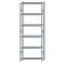 SCHULTE Steckregal, Fachbodenregale Stecksystem, Grundregal, beidseitig nutzbar, H2750xB1000xT300 mm, 6 Fachb&ouml;den, Fachlast 250 kg, sendzimirverzinkt