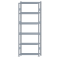 SCHULTE Steckregal, Fachbodenregale Stecksystem, Grundregal, beidseitig nutzbar, H2750xB1000xT300 mm, 6 Fachb&ouml;den, Fachlast 330 kg, sendzimirverzinkt