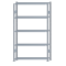 SCHULTE Steckregal, Fachbodenregale Stecksystem, Grundregal, beidseitig nutzbar, H2300xB1300xT300 mm, 5 Fachböden, Fachlast 85 kg, sendzimirverzinkt