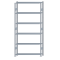 SCHULTE Steckregal, Fachbodenregale Stecksystem, Grundregal, beidseitig nutzbar, H2750xB1300xT300 mm, 6 Fachb&ouml;den, Fachlast 150 kg, sendzimirverzinkt