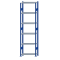 SCHULTE Steckregal, Fachbodenregale Stecksystem, Grundregal, beidseitig nutzbar, H2750xB750xT300 mm, 6 Fachb&ouml;den, Fachlast 150 kg, RAL 5010 enzianblau / verzinkt