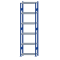 SCHULTE Steckregal, Fachbodenregale Stecksystem, Grundregal, beidseitig nutzbar, H2750xB750xT300 mm, 6 Fachb&ouml;den, Fachlast 250 kg, RAL 5010 enzianblau / verzinkt