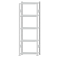 SCHULTE Steckregal, Fachbodenregale Stecksystem, Grundregal, beidseitig nutzbar, H2300xB750xT300 mm, 5 Fachb&ouml;den, Fachlast 150 kg, RAL 7035 lichtgrau