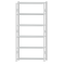 SCHULTE Steckregal, Fachbodenregale Stecksystem, Grundregal, beidseitig nutzbar, H2750xB1300xT300 mm, 6 Fachb&ouml;den, Fachlast 150 kg, RAL 7035 lichtgrau