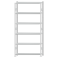 SCHULTE Steckregal, Fachbodenregale Stecksystem, Grundregal, beidseitig nutzbar, H2750xB1300xT300 mm, 6 Fachb&ouml;den, Fachlast 250 kg, RAL 7035 lichtgrau