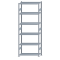 SCHULTE Steckregal, Fachbodenregale Stecksystem, Grundregal, beidseitig nutzbar, H2750xB1000xT400 mm, 6 Fachb&ouml;den, Fachlast 250 kg, sendzimirverzinkt