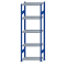 SCHULTE Steckregal, Fachbodenregale Stecksystem, Grundregal, beidseitig nutzbar, H2300xB750xT400 mm, 5 Fachb&ouml;den, Fachlast 250 kg, RAL 5010 enzianblau / verzinkt