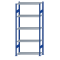 SCHULTE Steckregal, Fachbodenregale Stecksystem, Grundregal, beidseitig nutzbar, H2300xB1000xT400 mm, 5 Fachb&ouml;den, Fachlast 150 kg, RAL 5010 enzianblau / verzinkt