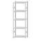 SCHULTE Steckregal, Fachbodenregale Stecksystem, Grundregal, beidseitig nutzbar, H2300xB750xT400 mm, 5 Fachb&ouml;den, Fachlast 250 kg, RAL 7035 lichtgrau