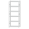 SCHULTE Steckregal, Fachbodenregale Stecksystem, Grundregal, beidseitig nutzbar, H2750xB1000xT400 mm, 6 Fachb&ouml;den, Fachlast 150 kg, RAL 7035 lichtgrau