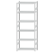 SCHULTE Steckregal, Fachbodenregale Stecksystem, Grundregal, beidseitig nutzbar, H2750xB1000xT400 mm, 6 Fachb&ouml;den, Fachlast 250 kg, RAL 7035 lichtgrau
