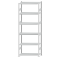 SCHULTE Steckregal, Fachbodenregale Stecksystem, Grundregal, beidseitig nutzbar, H2750xB1000xT400 mm, 6 Fachb&ouml;den, Fachlast 330 kg, RAL 7035 lichtgrau