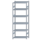 SCHULTE Steckregal, Fachbodenregale Stecksystem, Grundregal, beidseitig nutzbar, H2750xB1000xT500 mm, 6 Fachb&ouml;den, Fachlast 330 kg, sendzimirverzinkt