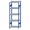 SCHULTE Steckregal, Fachbodenregale Stecksystem, Grundregal, beidseitig nutzbar, H2300xB750xT500 mm, 5 Fachb&ouml;den, Fachlast 250 kg, RAL 5010 enzianblau / verzinkt