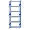SCHULTE Steckregal, Fachbodenregale Stecksystem, Grundregal, beidseitig nutzbar, H2750xB1000xT500 mm, 6 Fachb&ouml;den, Fachlast 150 kg, RAL 5010 enzianblau / verzinkt